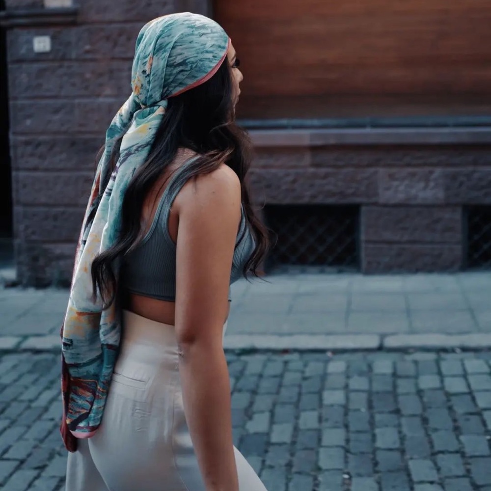 Zara Blue Gray Seamless Corset Top - Picture 10 of 16